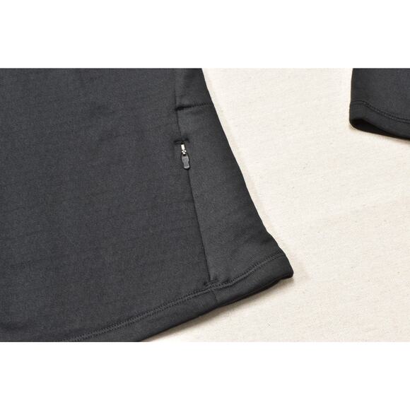 DSG Women's Run Grid 1/4 Zip Pullover Sweatshirt Pure Black Size L Polyester NEW - Picture 7 of 8